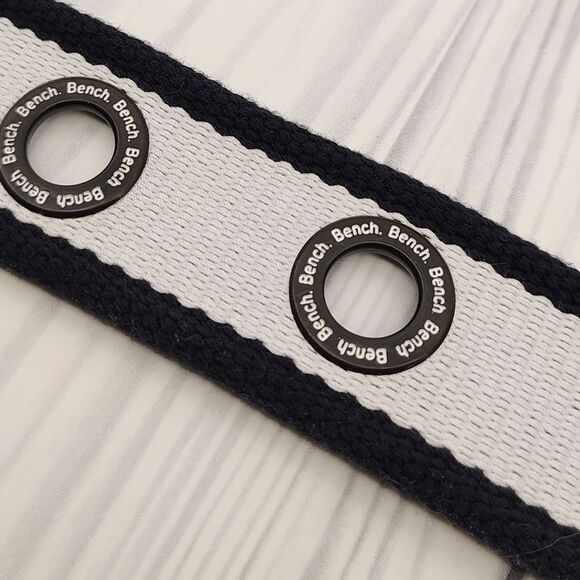 Bench Black & White Men's Belt Uniusex Womens o/s - Picture 9 of 14